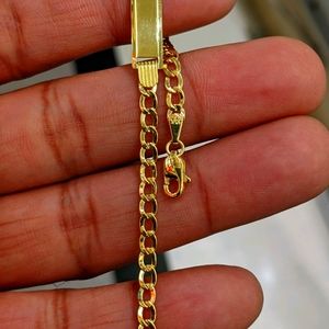10kt Real Gold Cuban Baby Bracelet